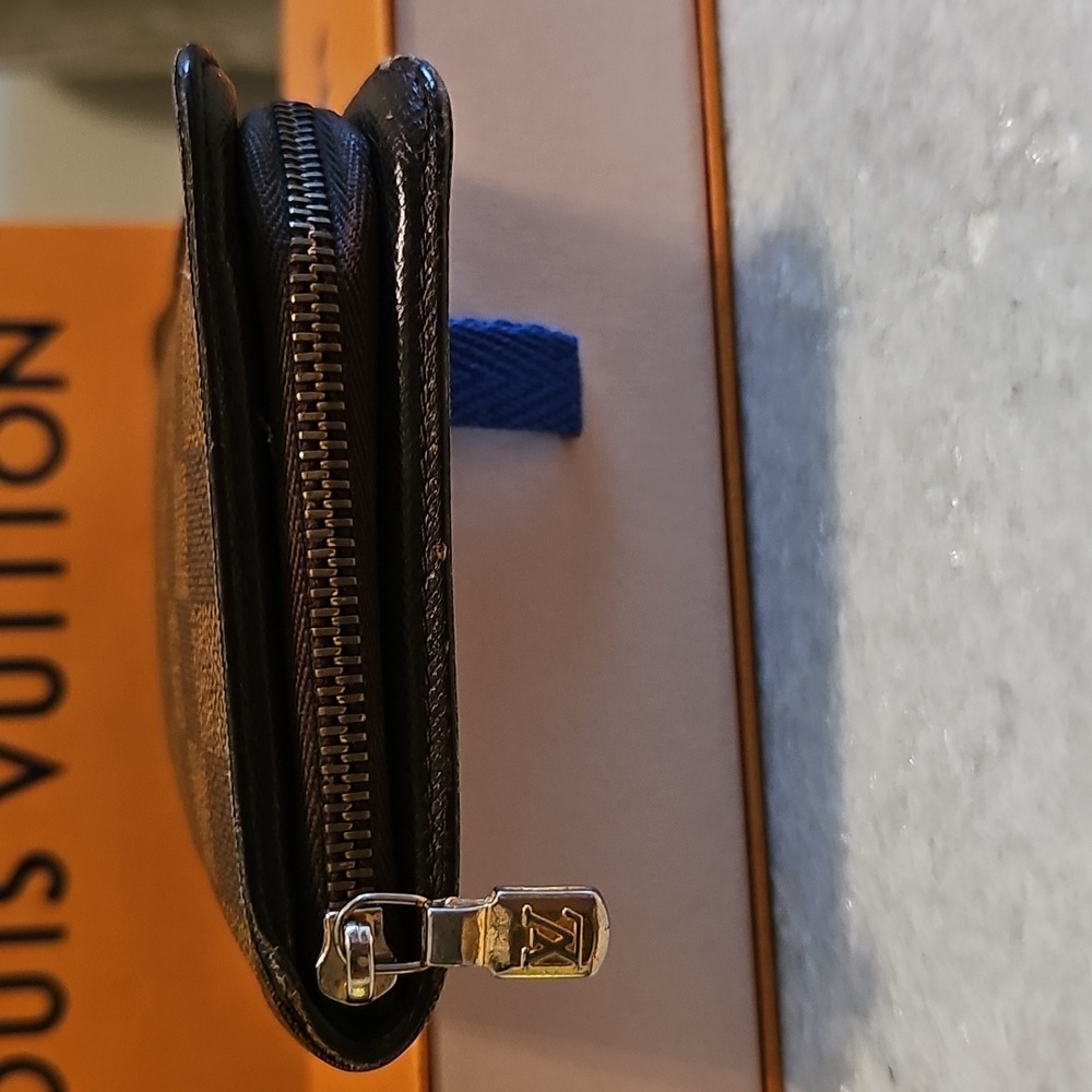 💯AUTHENTIC💯 Louis Vuitton Damier Ebene ZIPPY Wallet - Picture 2 of 13